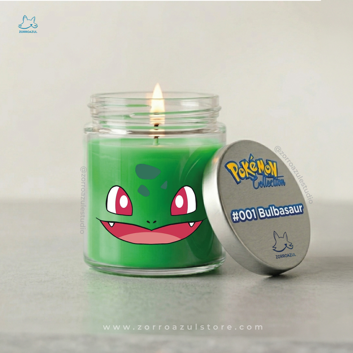 Vela Bulbasaur #001 Esencia Natural🌿