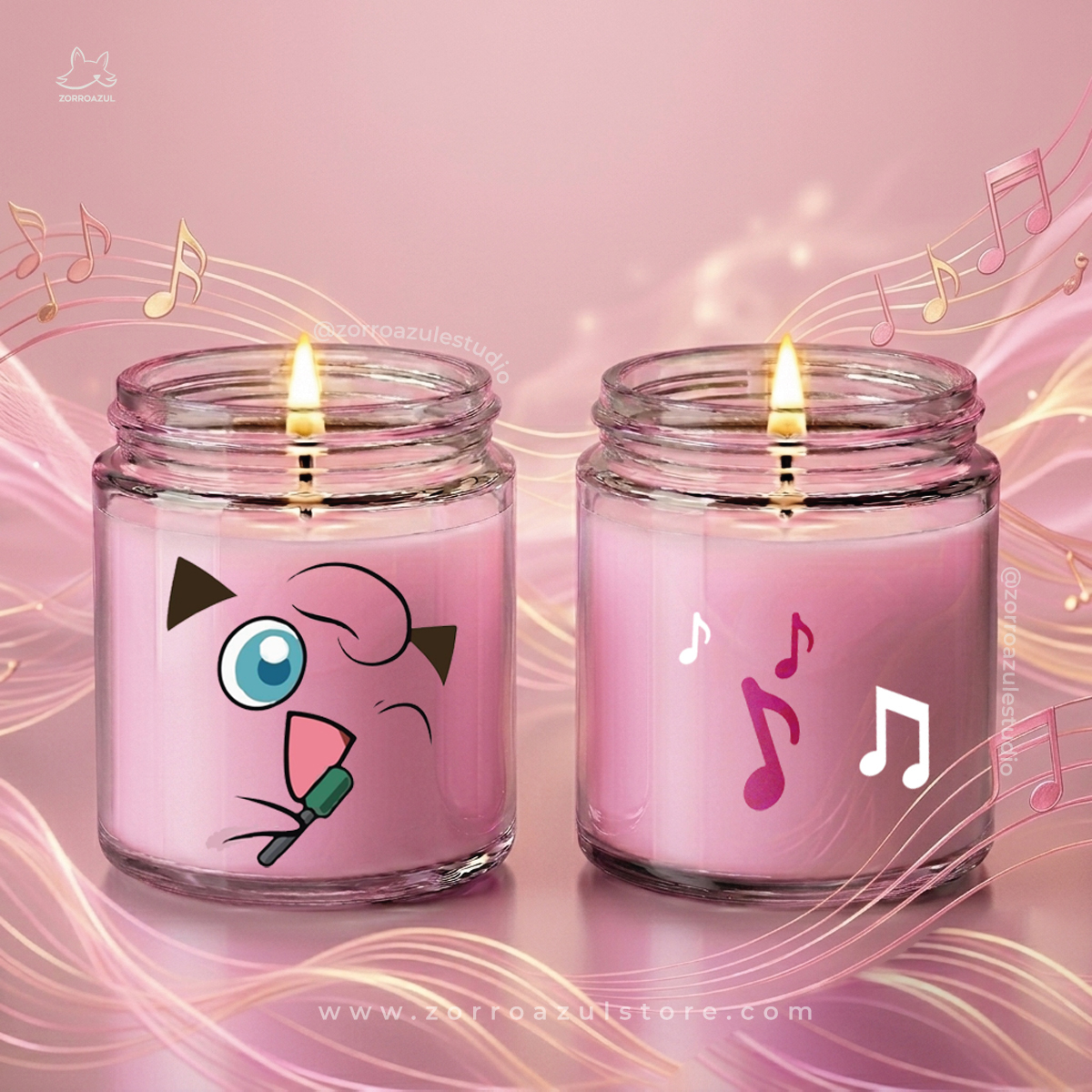 Vela Jigglypuff #039 – Esencia Dulce 🎀