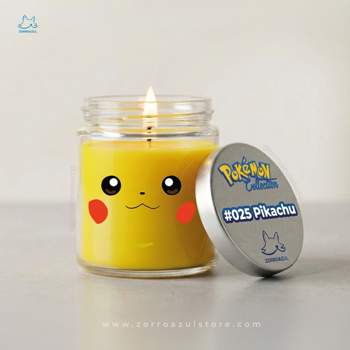 Vela Pikachu #025 Energía Cítrica⚡