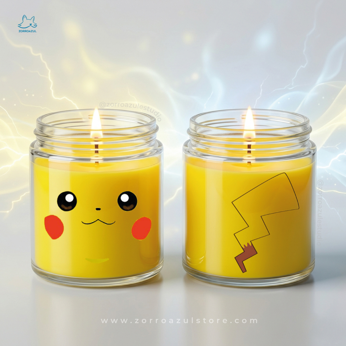 Vela Pikachu #025 Energía Cítrica⚡