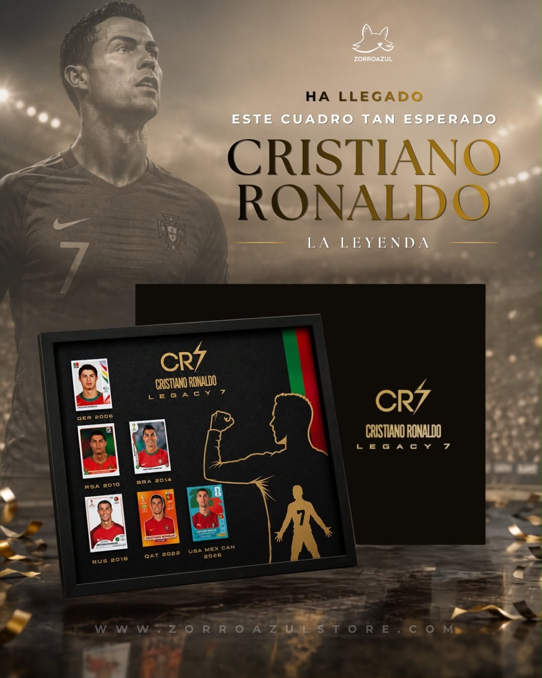Cuadro Cristiano Ronaldo Legacy 7 - Last Dance Collection